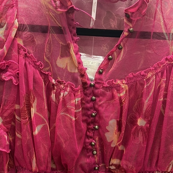 FREE People Time For Shine Mesh Top - Picture 7 of 13